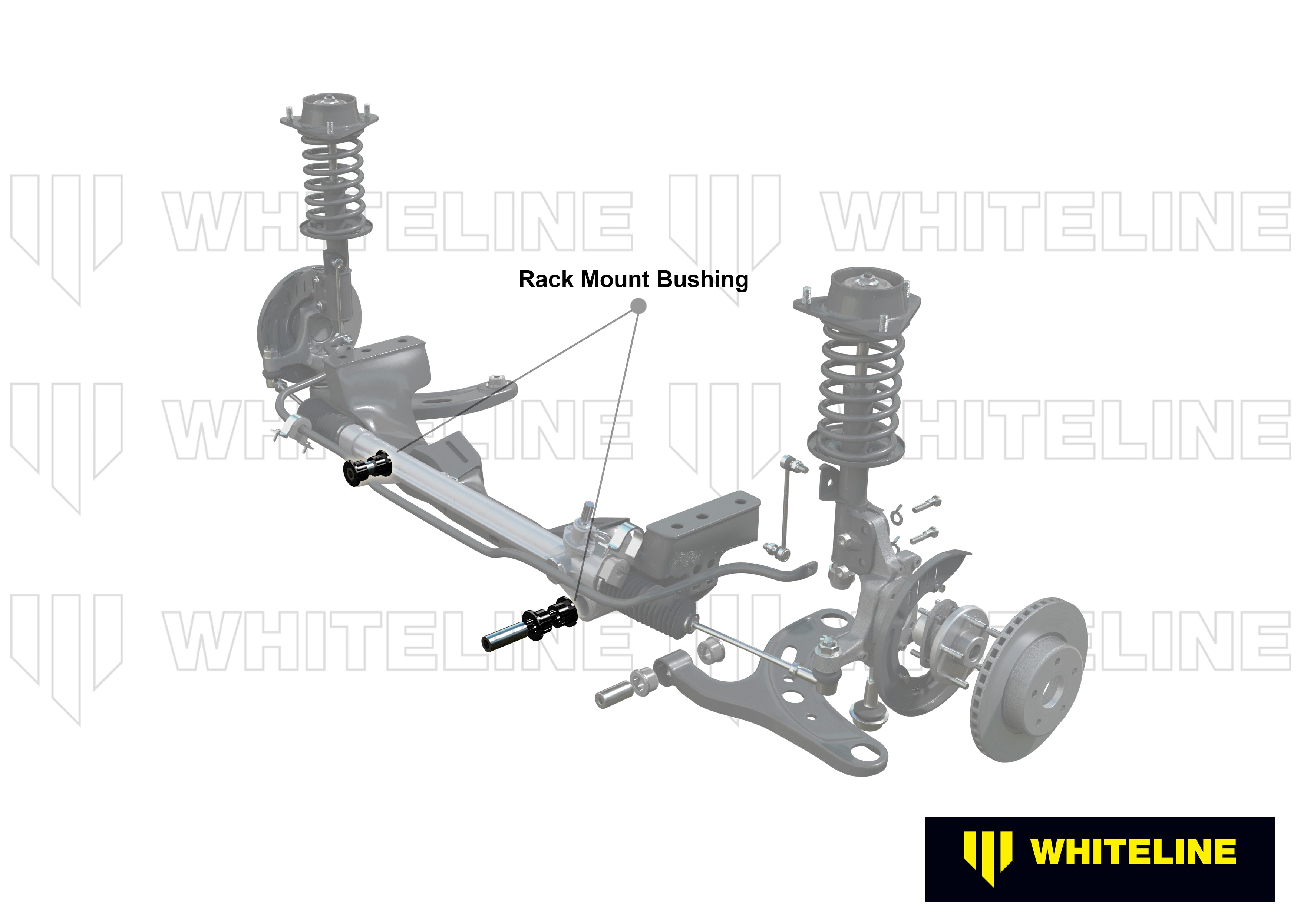 Front Steering - rack and pinion mount bushing