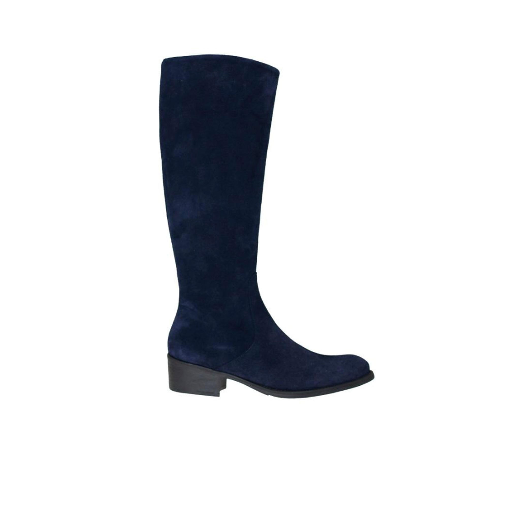 navy suede knee high boots