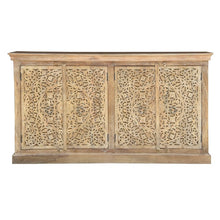 Load image into Gallery viewer, Tamps_Solid Wood Hand Carved Side Board_Buffet_Cupboard_4 Doors_Cabinet
