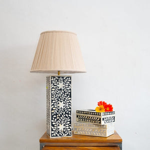 gold and gray lamp