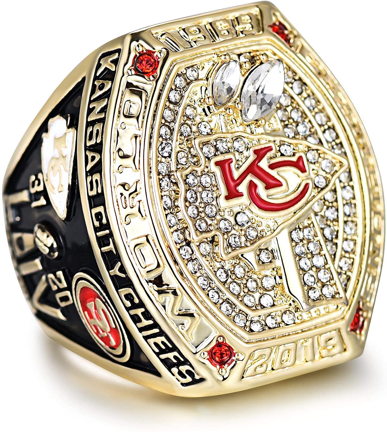 NFL Replica 2019-2020 Kansas City Chiefs Super Bowl Championship Ring ...