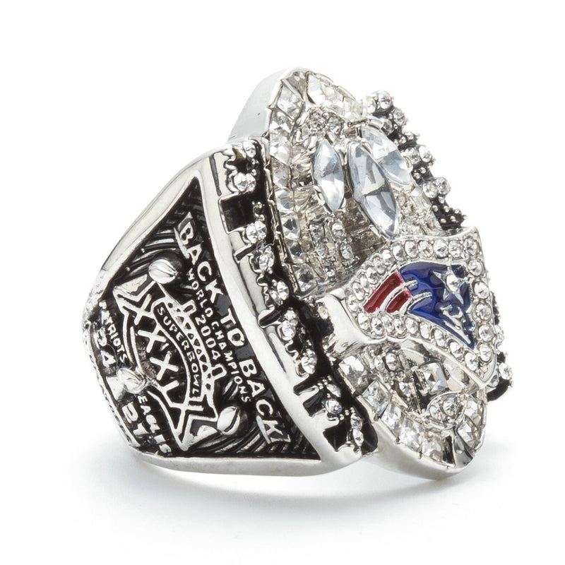 New England Patriots Super Bowl Ring Set (2002, 2004, 2005, 2015, 2017, 2019)  - Premium Series