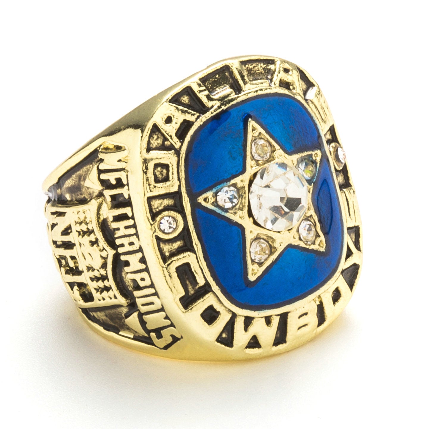 GOLD 1970 DALLAS COWBOYS NATIONAL FOOTBALL CONFERENCE CHAMPIONSHIP RIN ...