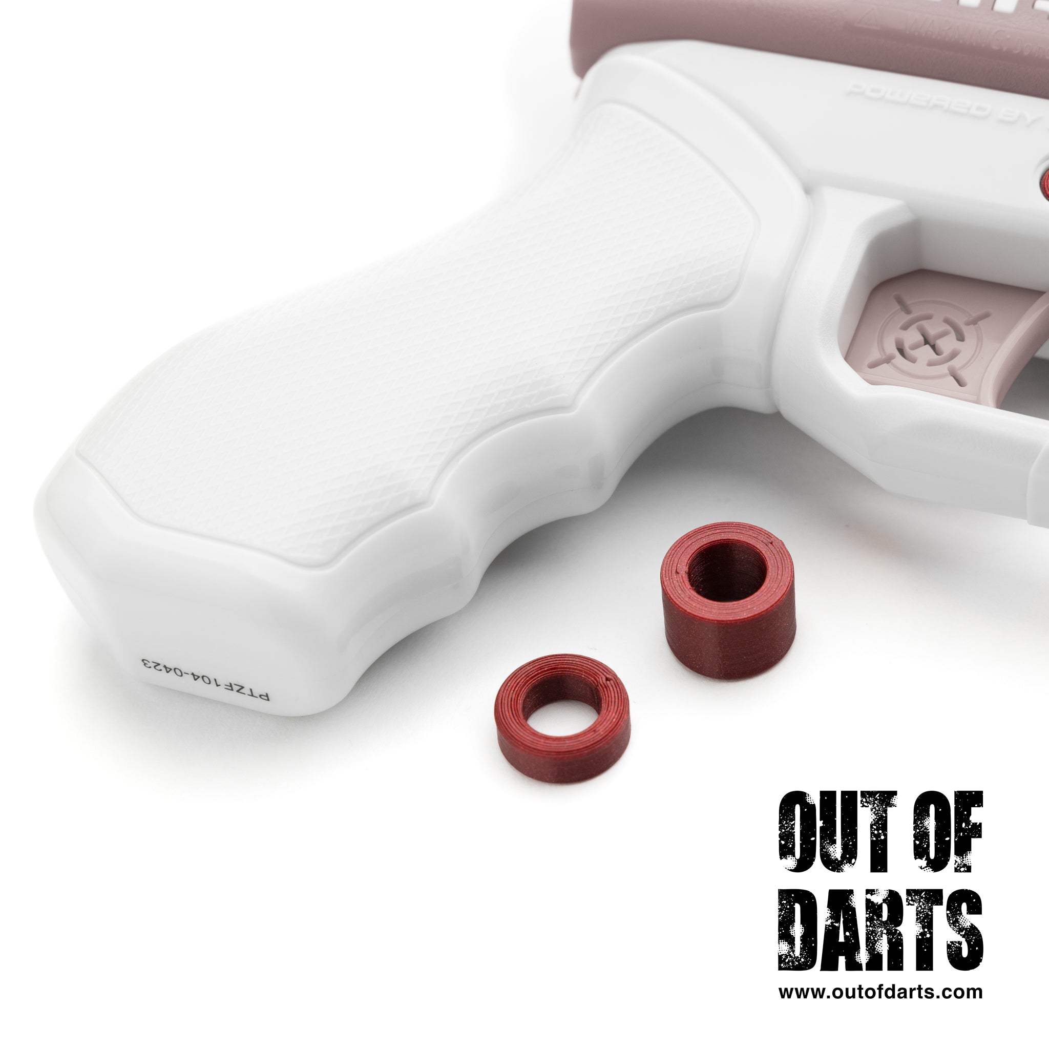 Out of Darts 3D Printed Parts Dart Zone Max Outlaw Cosmetic Kit By RedCowl included spacers detail