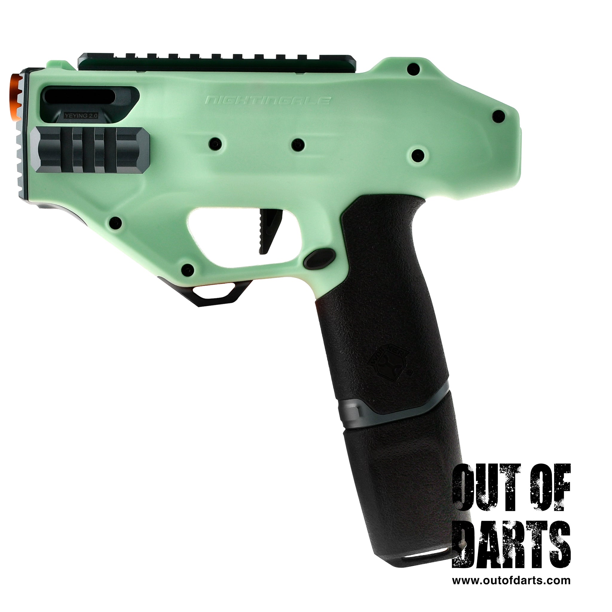 Out of Darts Blasters Flywheelers Worker Nightingale 2.0 Semi Auto Green c1a3f89a 06fa 4ae5 b964 820ddabfd1ea
