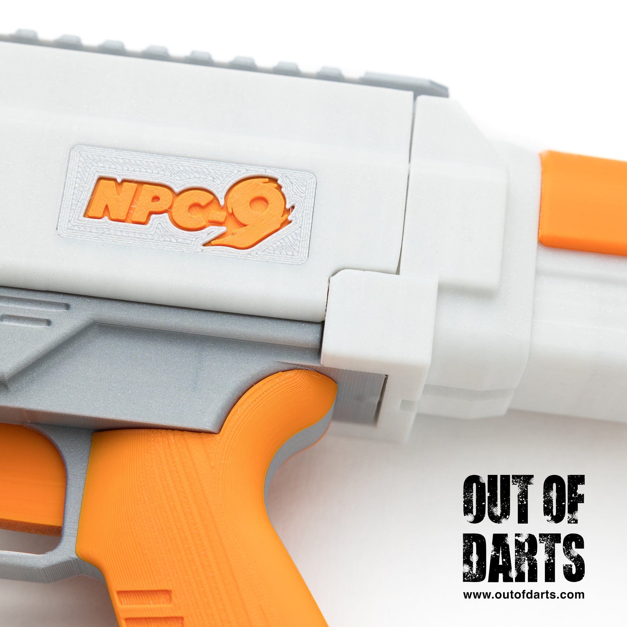Out of Darts CheckYourVector NPC 9 Flycore Hardware Kit fully assembled blaster detail