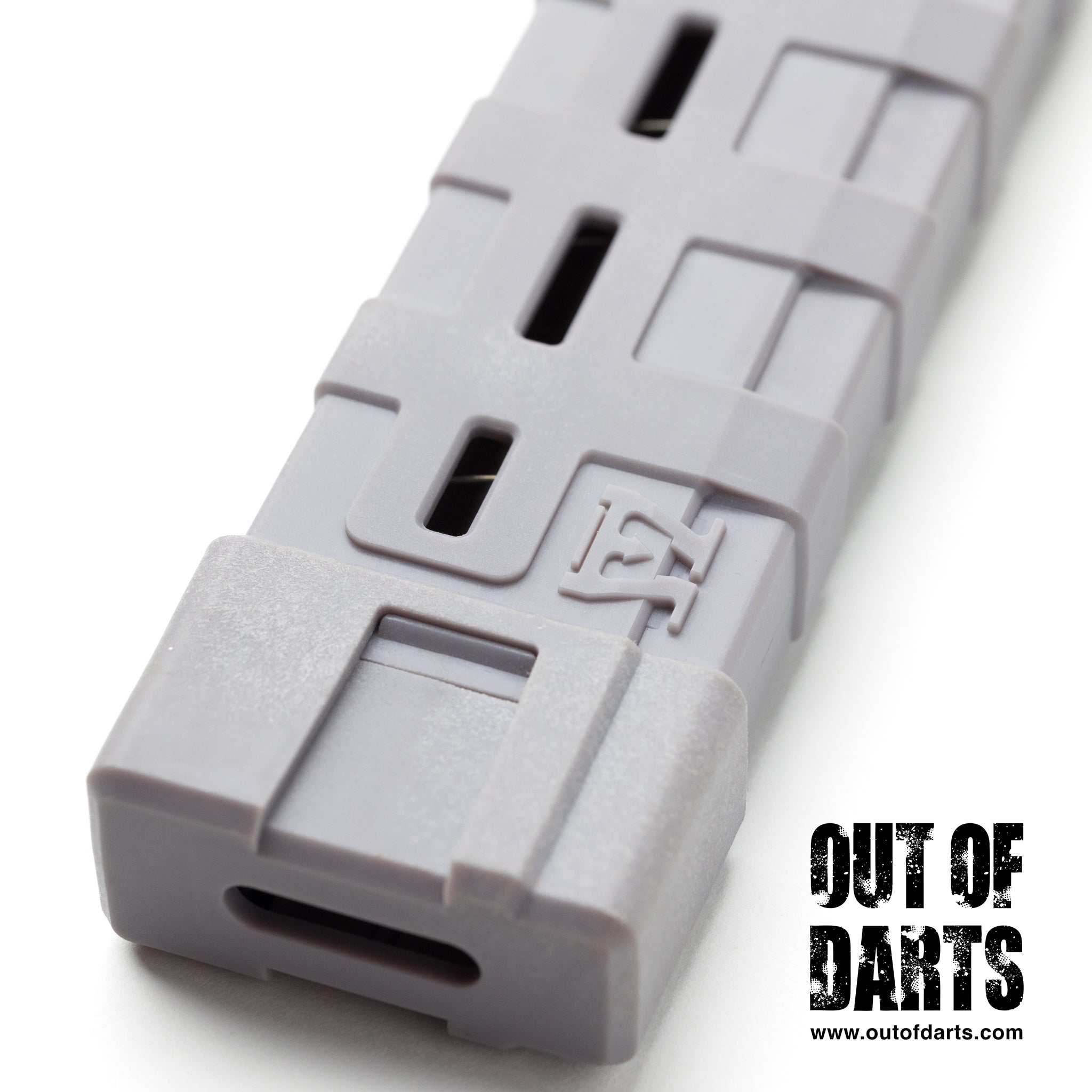 Out of Darts Mags Adapters OOD Koda 23 Round Short Dart Magazine Grey detail