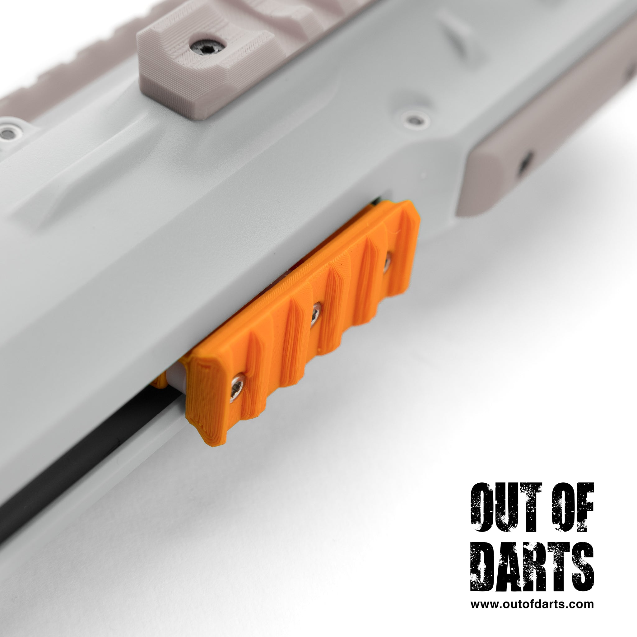 Out of Darts RedCowl Worker Harrier Seagull Bearing Assisted Priming Block assembled installed in blaster