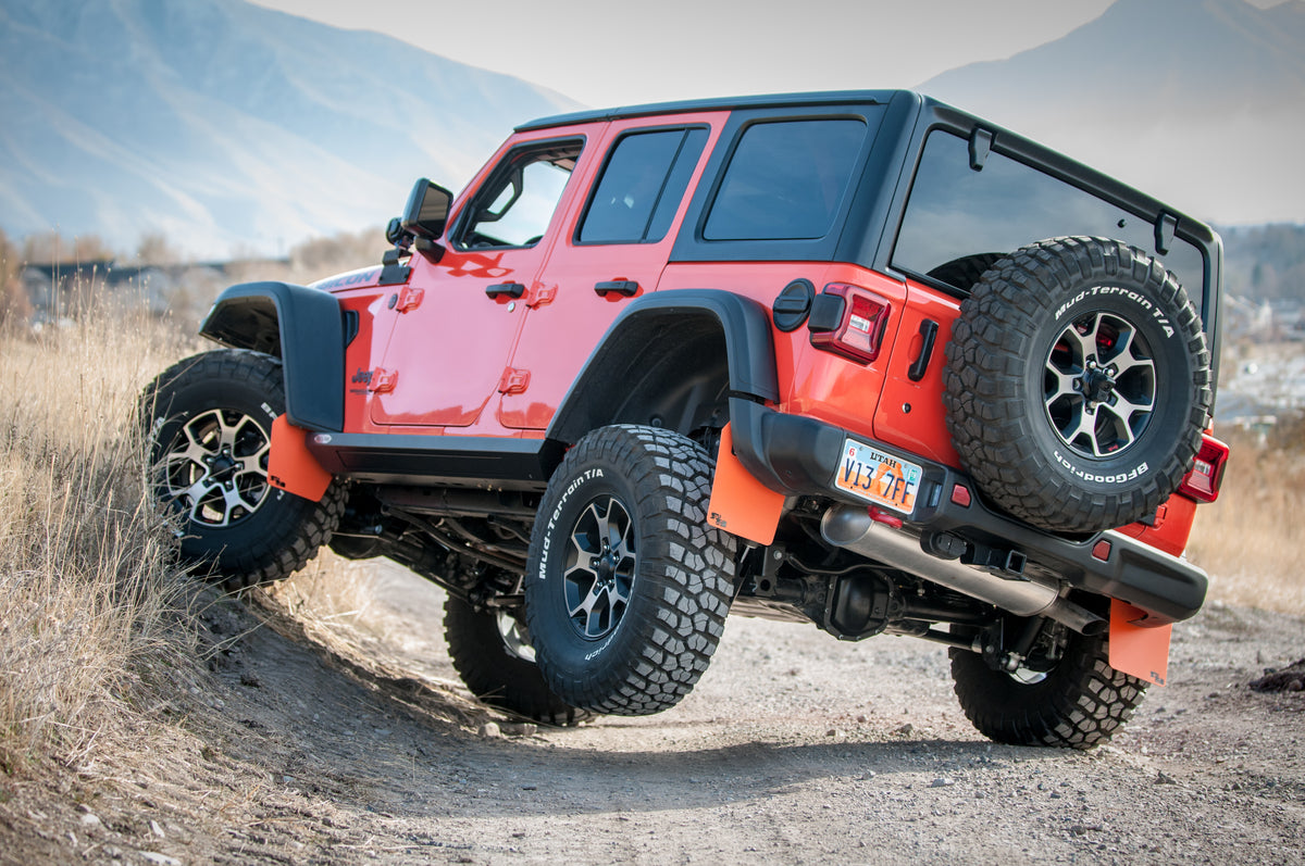 2018 Jeep Wrangler JL Quick Release Mud Flaps RokBlokz