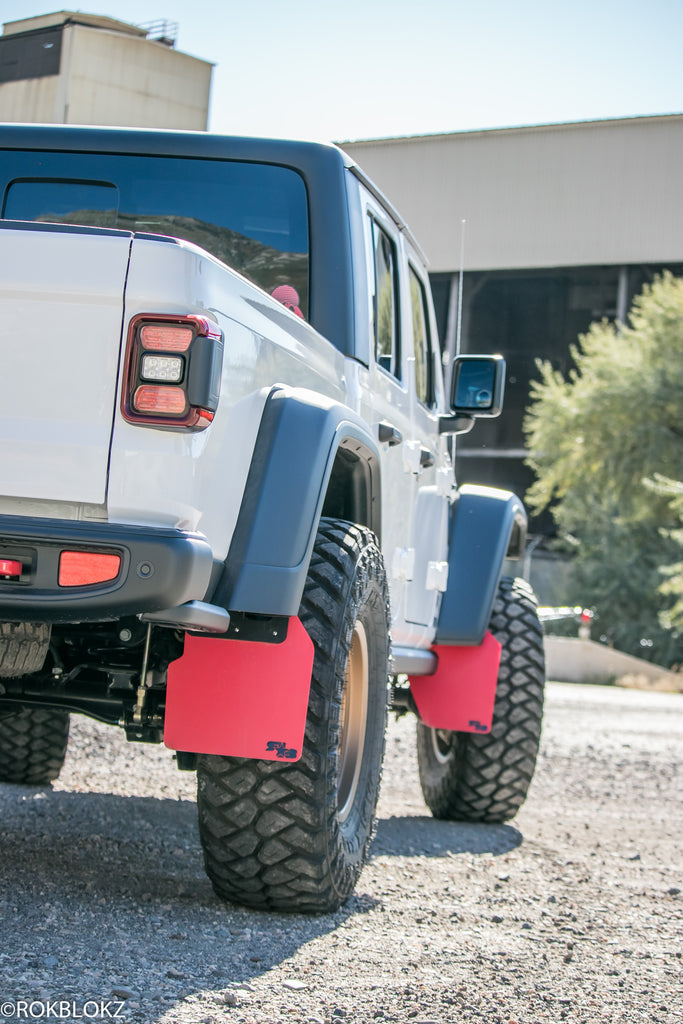 Jeep Gladiator Jt Quick Release Mud Flaps Front Rear Rokblokz