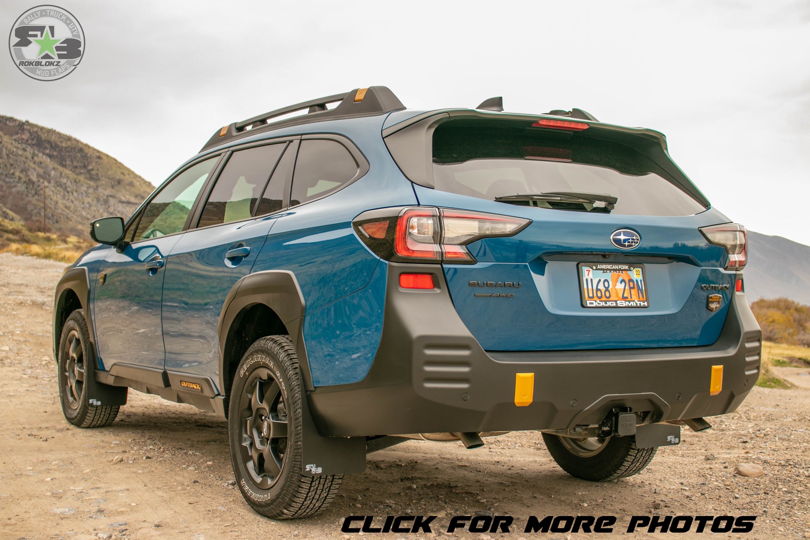 Subaru Outback WILDERNESS 2021+ Rally Mud Flaps — RokBlokz