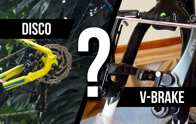 ENTRE V-BRAKE Y FRENOS DE DISCO, ¿QUÉ SISTEMA ES PARA MI BICICLE