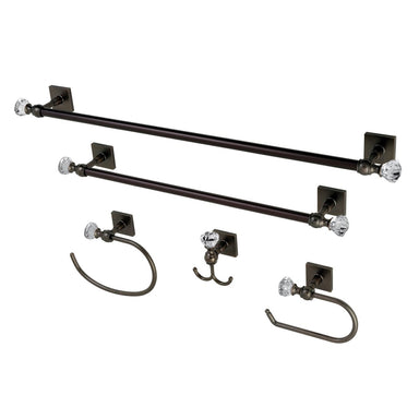 Kingston Brass Heritage 6 Piece Bathroom Accessory Set — DirectSinks