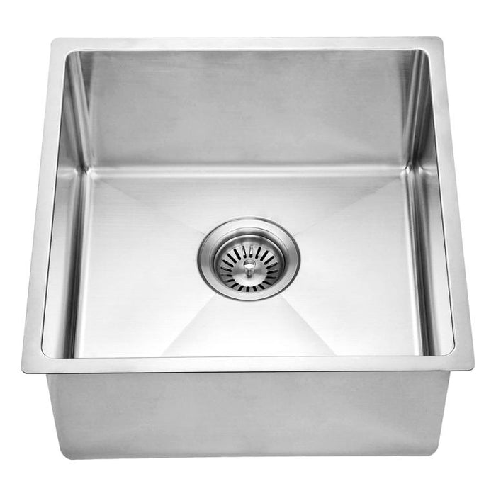 Dawn Bs161609 18 Undermount Single Bowl Stainless Steel Bar Sink