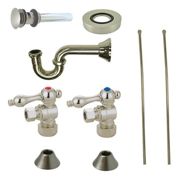 Kingston Brass CC43107LKB30 Brushed Brass Trimscape Sink Accessories and  Parts Traditional Plumbing Sink Trim Kit with P-Trap 