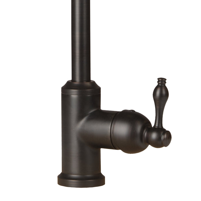 Premier Copper Products Spring Pull Down Kitchen Faucet In Oil