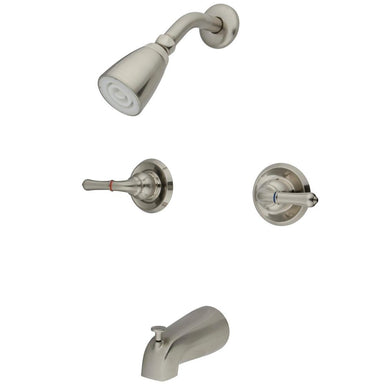 Kingston Brass KX2528SG 24 Shower Slide Bar with Soap Dish Satin Nickel