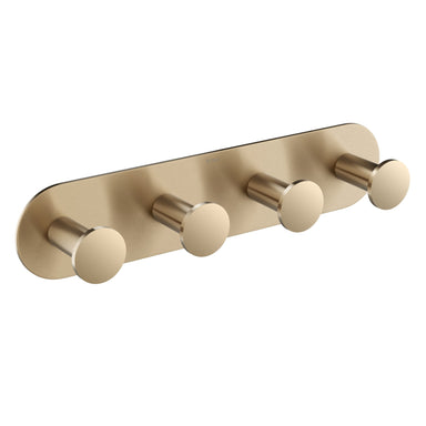 Elspeth Natural Wood Brass Towel Hook