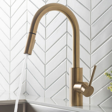 KRAUS Bolden Drinking Water Filter Faucet in Brushed Brass