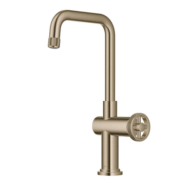 KRAUS Industrial Steam Punk Bar Prep Faucet in Spot Free Stainless