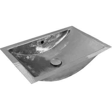 Nantucket Sinks RLB - 16.5 Hammered Brass Round Undermount Bathroom Sink  With Overflow — DirectSinks