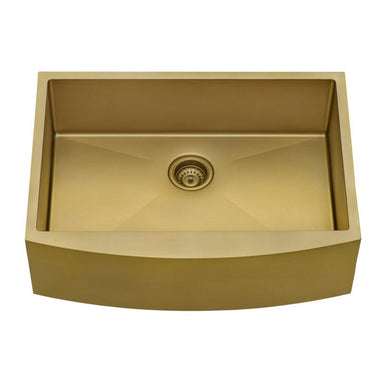 36 x 22 x 8 Semi-Recessed Apron-Front Kitchen Sink with Towel Bar