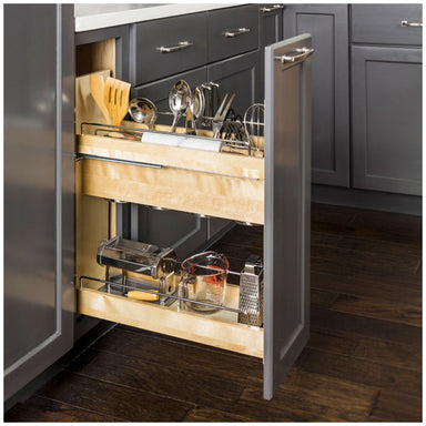 5 No Wiggle Base Cabinet Pullout Spice Rack - Door Clearance Center