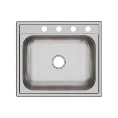 Elkay Dayton Stainless Steel 25" x 22" x 10-1/4", Single Bowl Drop-in Sink-DirectSinks