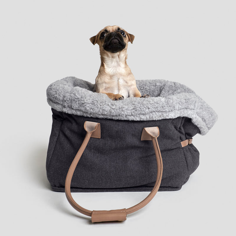 Heather Brown Dog Carrier Designer Pet Carrier Luxury Dog Carrier Aurora Pets Designer Apparel And Luxury Accessories For Dogs