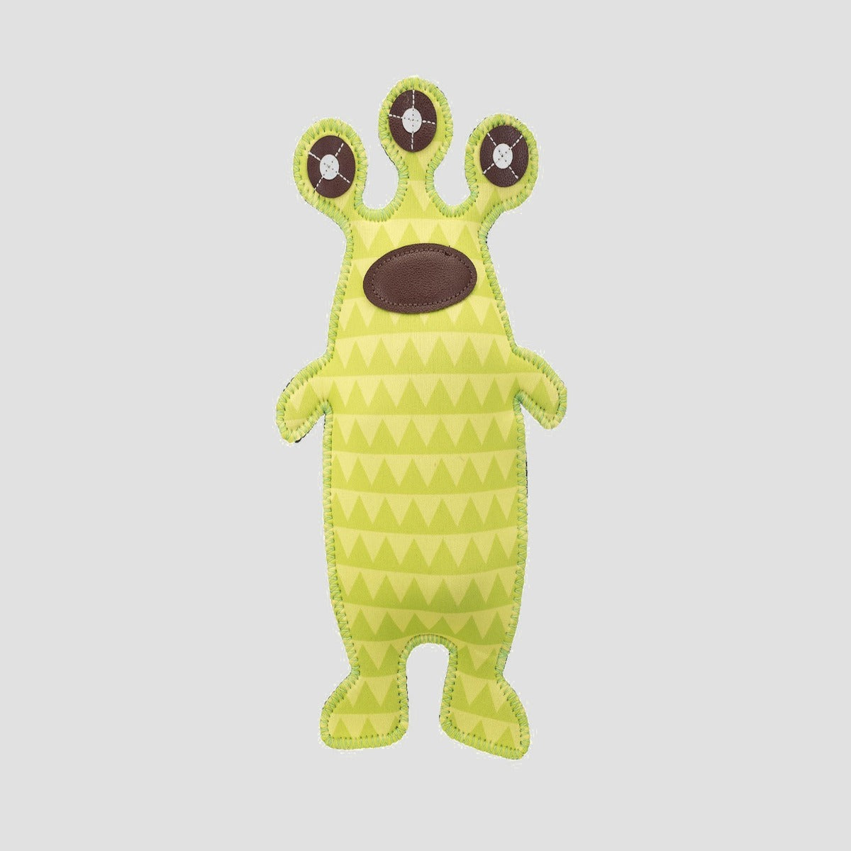 green alien dog toy