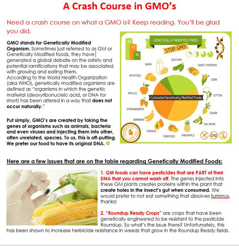 WHAT IS A GMO