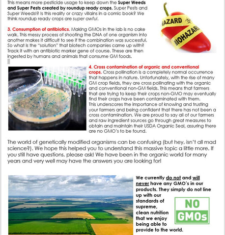 What is a GMO (cont.)