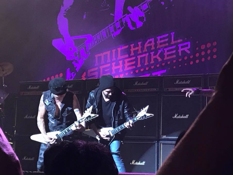 Tyson Schenker with Michael Schenker