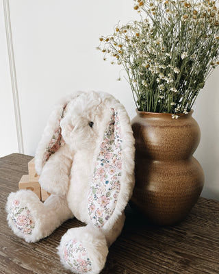 Faith Cream Floral Bunny Plush Toy – Mon Ami