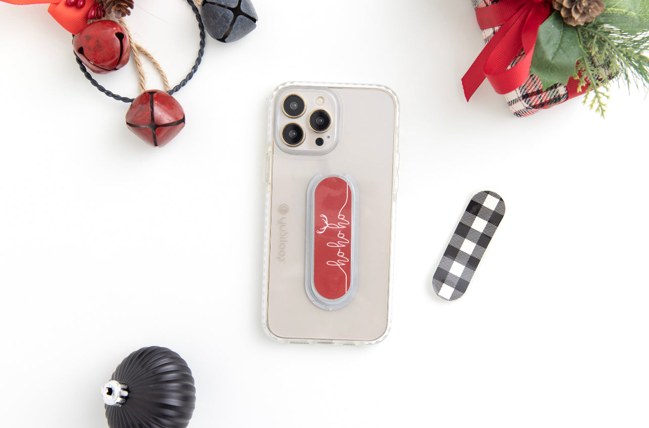 iPhone 12 Pro Max Clear Case - Christmas Edition ( 2 pack strap/loop )
