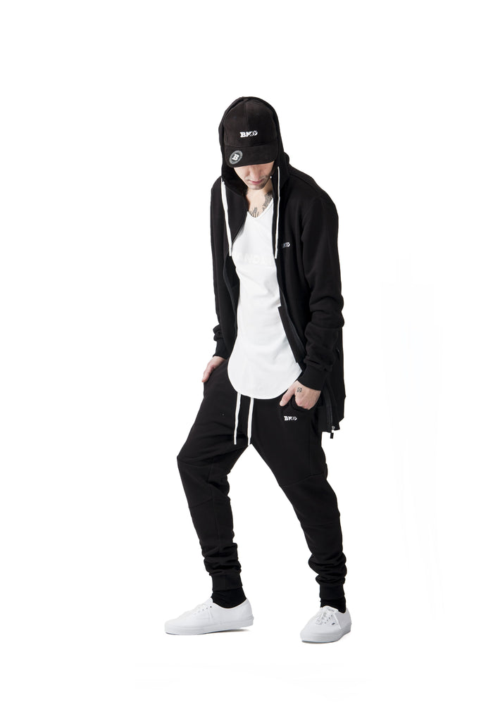 black bandana joggers