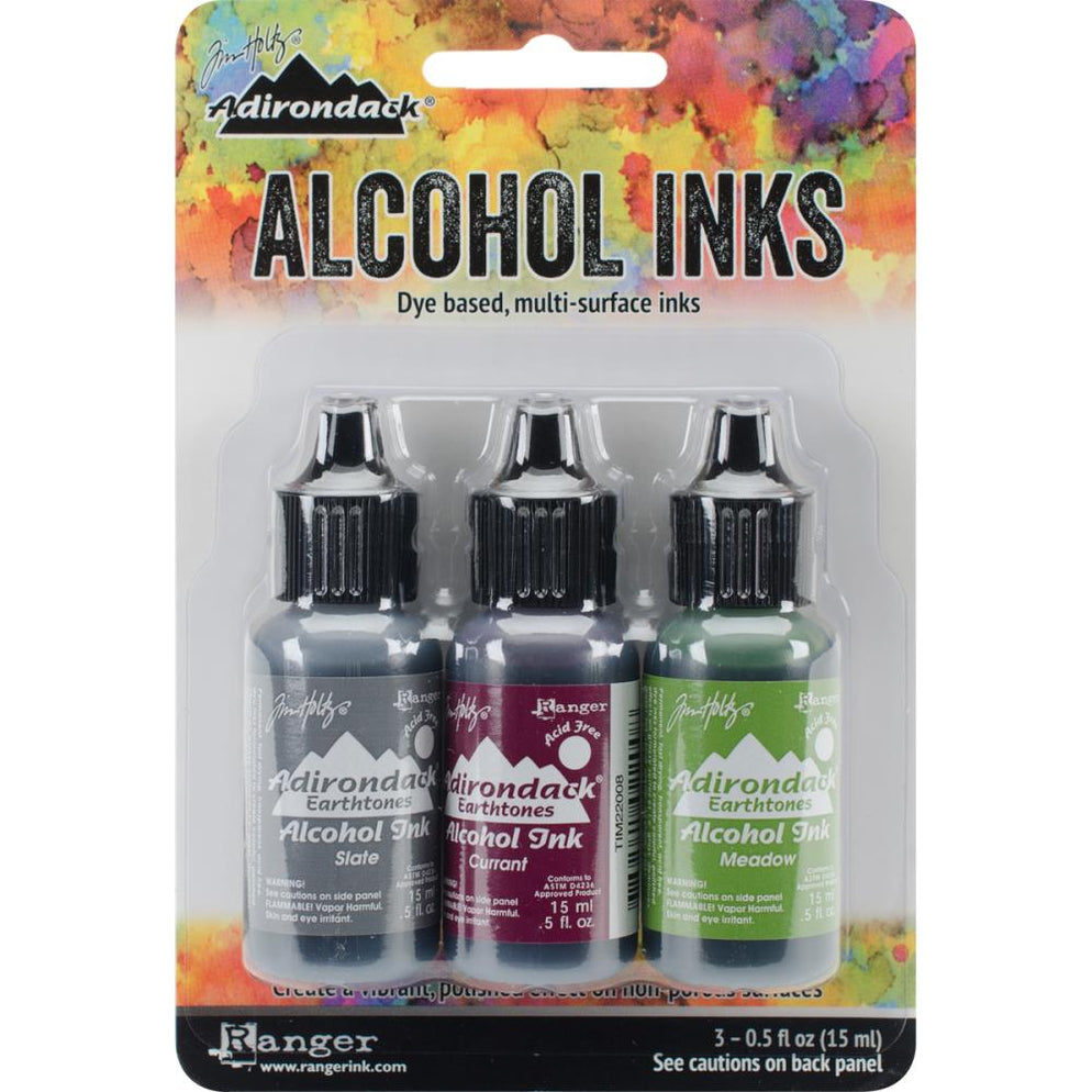 Tim Holtz Alcohol Ink .5oz 3/pkg (20 Sets) — Grand River Art Supply