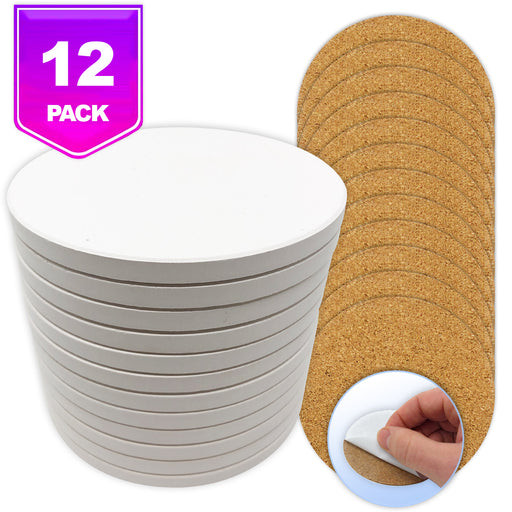 50 Pack Ceramic Tiles for Crafts Coasters, Hexagon White Tiles Unglazed  4-Inches with Cork Backing Pads, for Alcohol Ink or Acrylic Pouring, DIY  Make Your Own Coasters, Mosaics, Painting Projects 