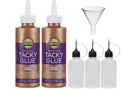 Aleene's Tacky Glue-mini Bottle-felt Glue-crafting Glue-white Glue-adhesive-strong  Glue-tacky Glue-gold Bottle Glue 