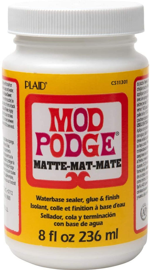 Mod Podge CS11201 Waterbase Sealer, Glue and Finish, Gloss 8 mostly full  bottle 798804363314