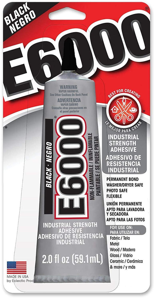 Bundle - E6000 3.7 Ounce (109.4mL) Tube Industrial Strength Adhesive f —  Grand River Art Supply