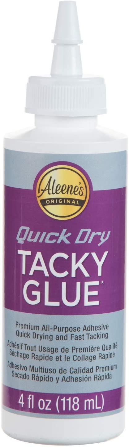 Aleene's ORIGINAL TACKY GLUE 8oz ALL-PURPOSE ADHESIVE Craft Glue PAPER WOOD  FELT