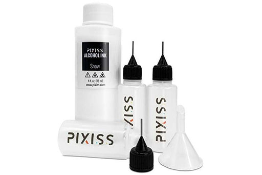 Pixiss Alcohol Ink Set - 25 Large Highly Saturated Colors (15ml/.5oz)  Alcohol-Based Inks for Resin Petri Dishes, Alcohol Ink Paper, Tumblers