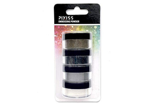 Embossing Kit - 3 Super Fine Embossing Powder with Two Inkssentials Stays  on Ink Embossing Pen Black and Clear (Pen & Powder)