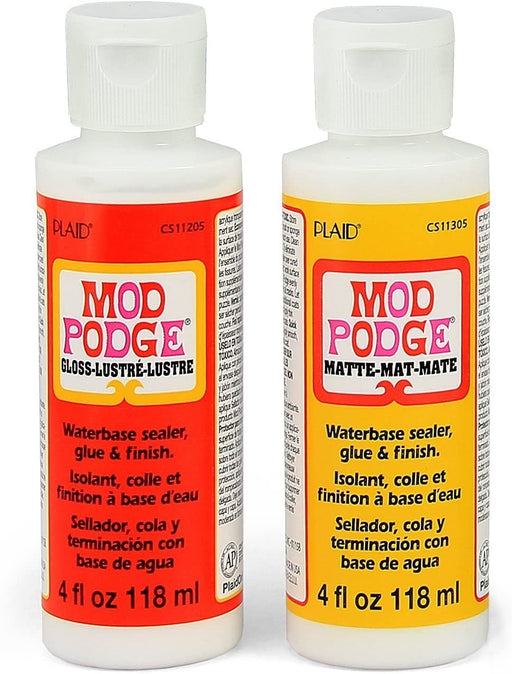 MOD PODGE Adhesive, Sealer & Matte Finish Water-Based 2 oz Bottle