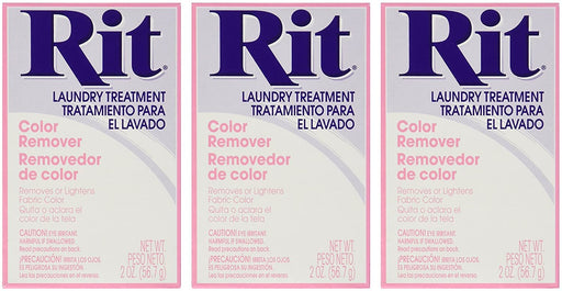  Rit Dye Laundry Treatment White-wash Stain Remover and Whitener  Powder, 1-7/8 oz, White, 10-Pack : Health & Household