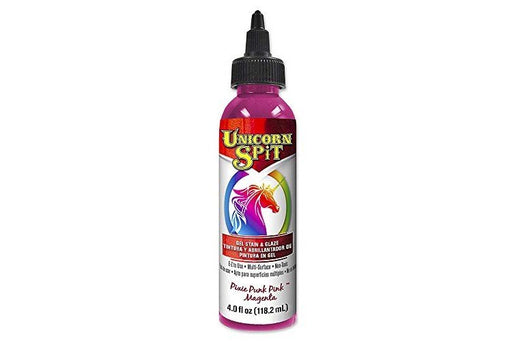 Unicorn Spit Gel Stain & Glaze Paint in One Calypso Set: phoenix Fire,  Pixie Punk Pink, Zia Teal 8 Oz Size 