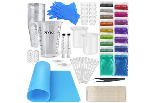 Pixiss Epoxy Resin Dye, Mica Powder, 15 Powdered Pigments Set, Soap Dy —  Grand River Art Supply