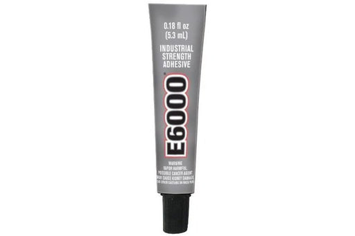 E-6000 Adhesive Metal, Glass, Fiberglass Masonry And Concrete Clear Carded  2 Oz