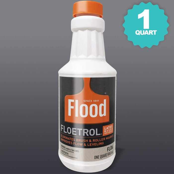 Floetrol Pouring Medium for Acrylic Paint Quart | Flood Flotrol Additive | 20x 10-Ounce Disposable Mixing Cups for Paint, Stain, Epoxy, Resin | 20x Pixiss Wood Mixing Sticks